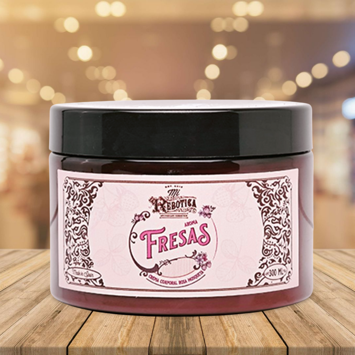 CREMA CORPORAL DE ROSA MOSQUETA AROMA FRESAS - Clínica Médico Estética Piel y limón