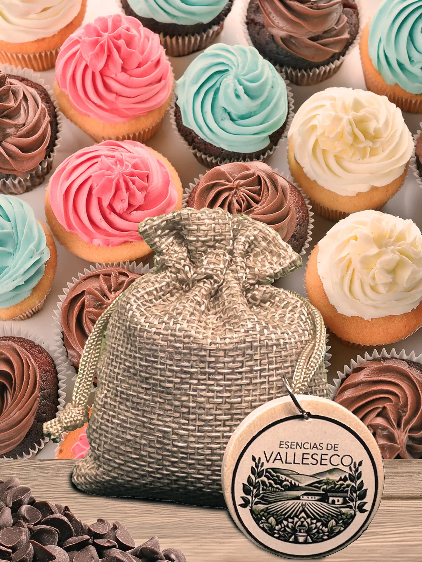 Saco Aromático de Cupcake - Clínica Médico Estética Piel y limón